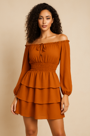 Vestido Boho Ciganinha Manga Longa